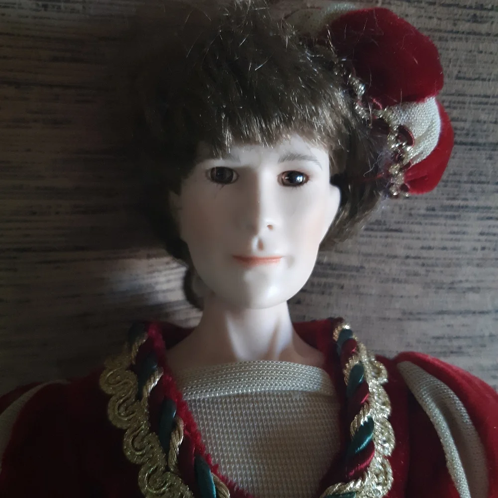 Ceramic Prince Charming Doll Home Decor